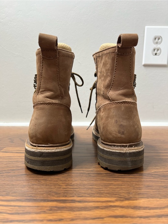 Harley-Davidson Leather Combat boots with a winged emblem detail size Men’s 8.5 main image 9